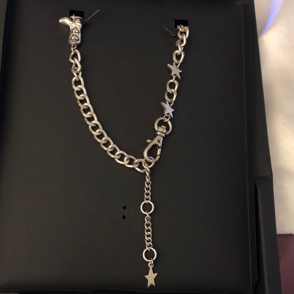 Zara x TwoJeys Silver Tone Horse Charm Necklace Star & Boot Accents OS NWT - Picture 11 of 16